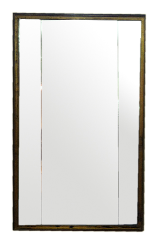 Specchio con Art Decò Cornice dorata del XX Secolo Opera d'arte esemplare - Robertaebasta® Art Gallery opere d’arte esclusive.